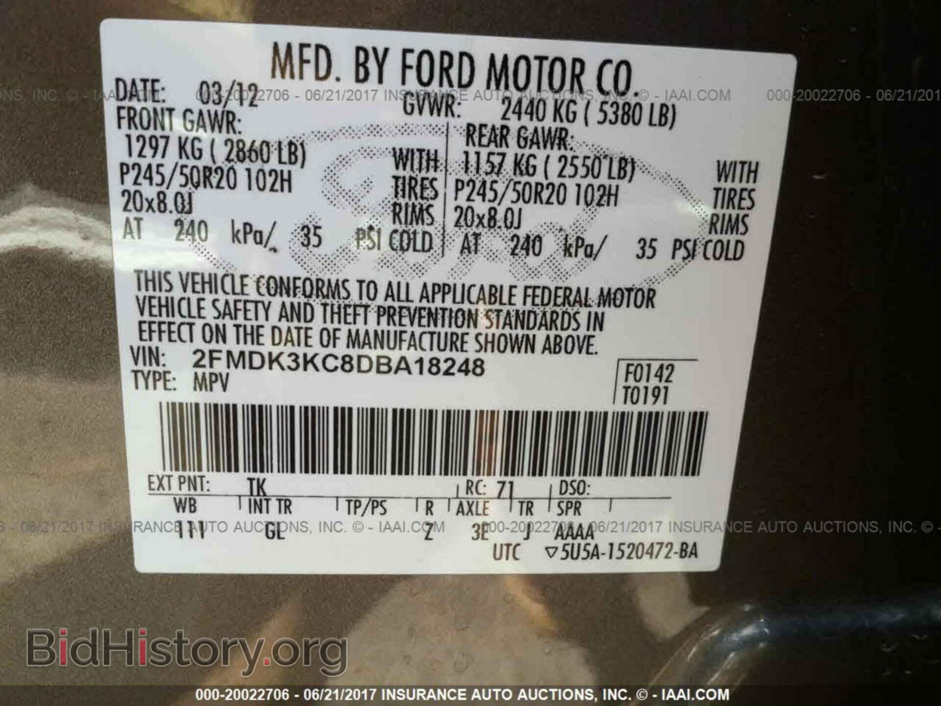 2013 Ford Edge - VIN: 2FMDK3KC8DBA18248 - Photo 9