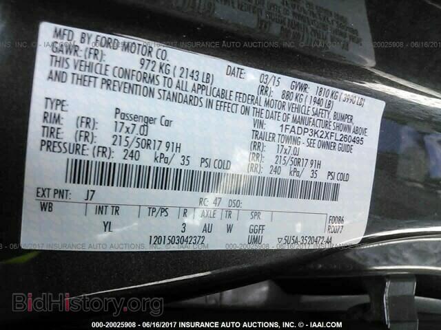 2015 Ford Focus - VIN: 1FADP3K2XFL260495 - Фото 9