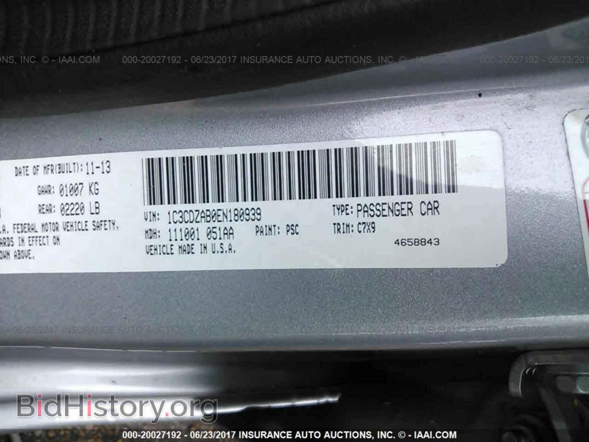 2014 Dodge Avenger - VIN: 1C3CDZAB0EN180939 - Photo 9