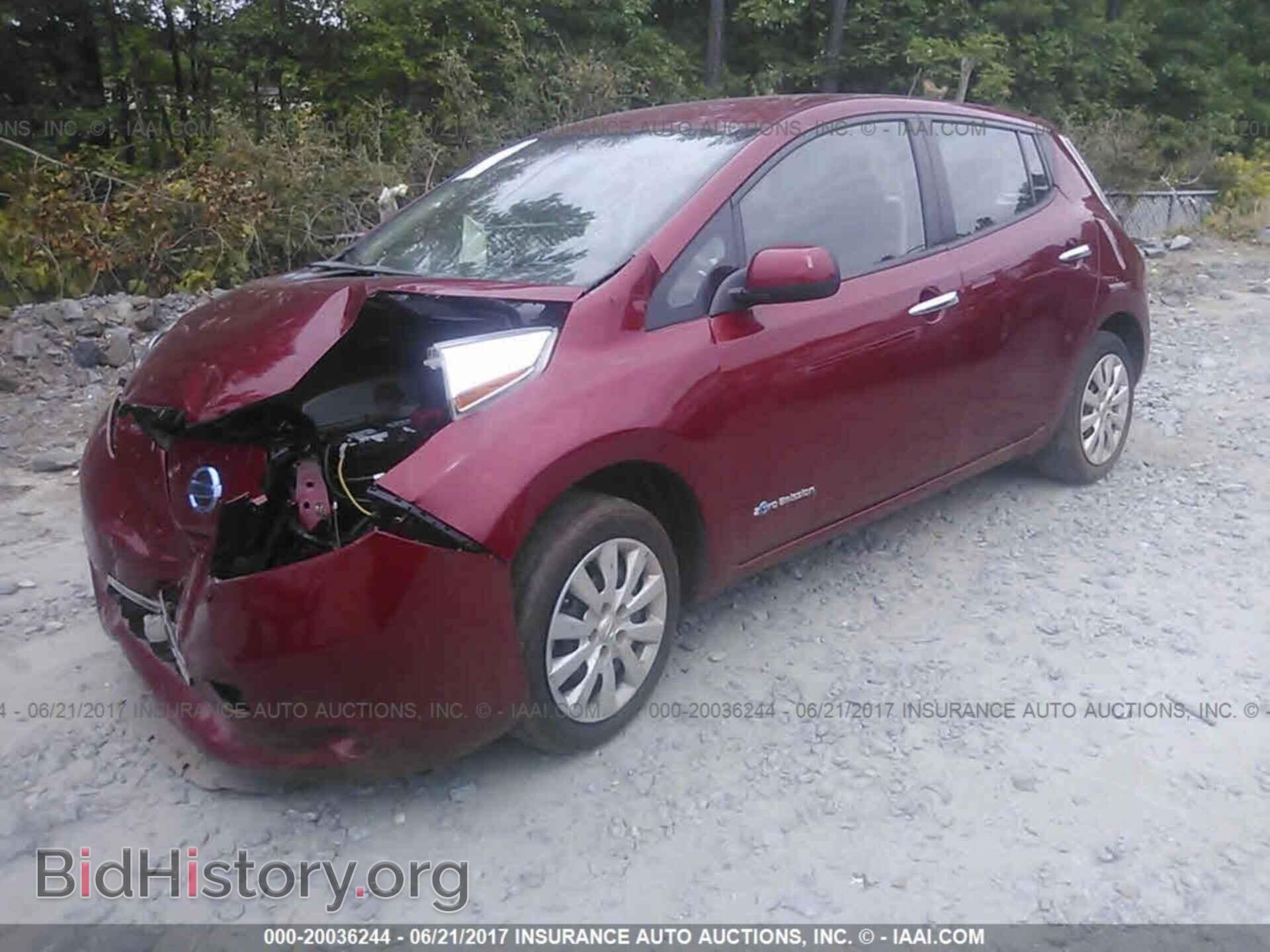 2015 Nissan Leaf - VIN: 1N4AZ0CP8FC320148 - Фото 2