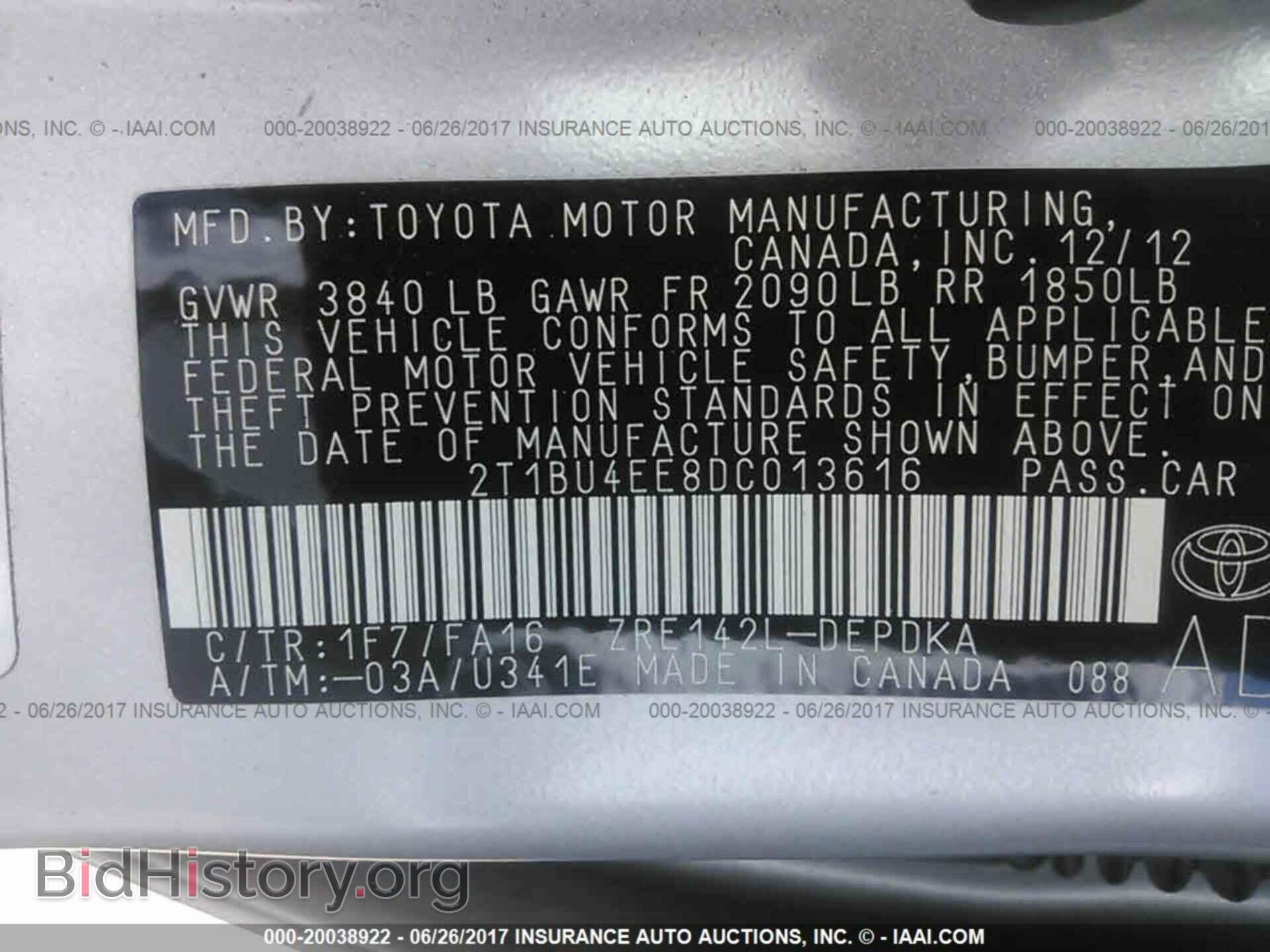 2013 Toyota Corolla - VIN: 2T1BU4EE8DC013616 - Photo 9