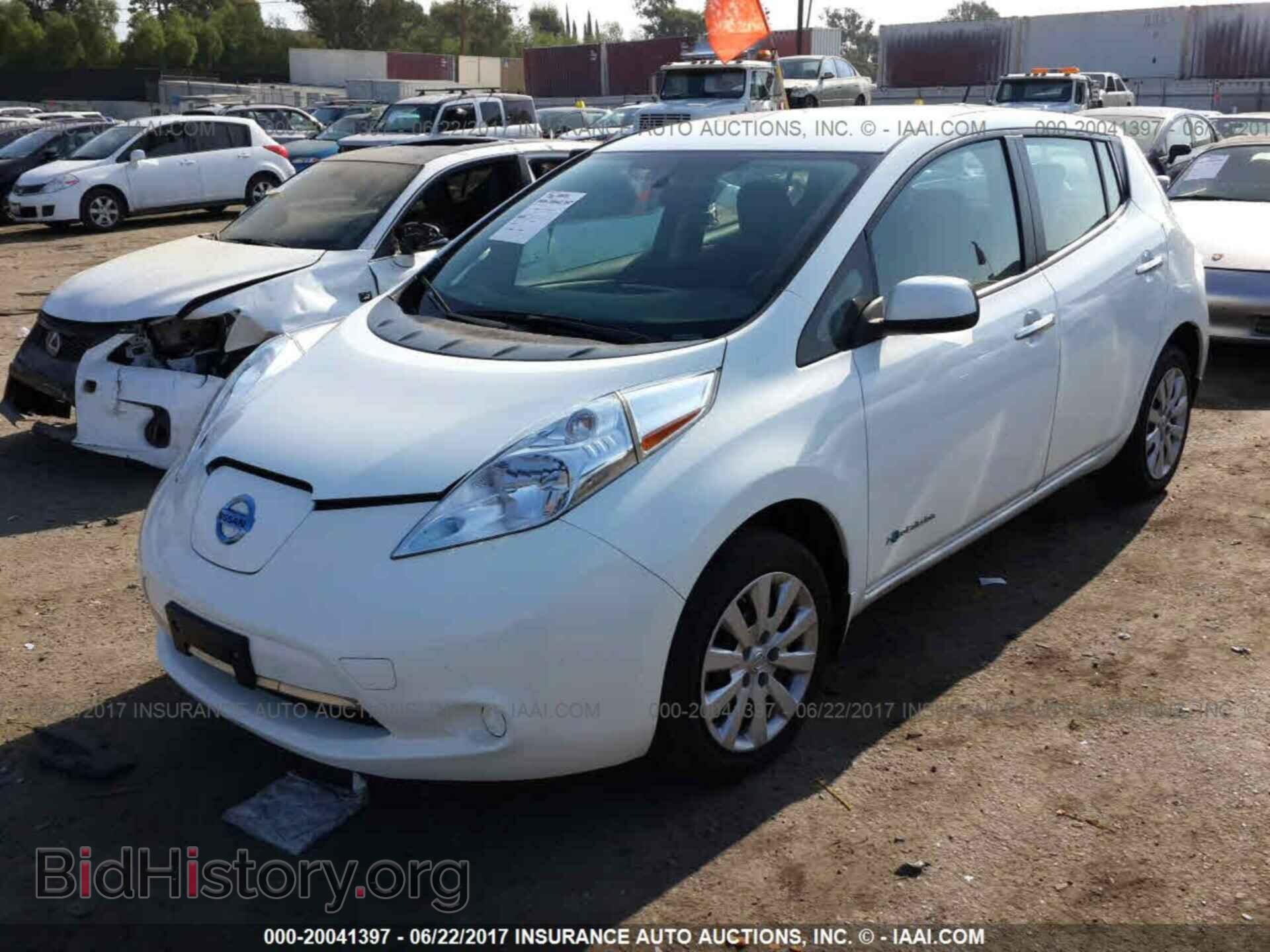 2015 Nissan Leaf - VIN: 1N4AZ0CP0FC312612 - Фото 2