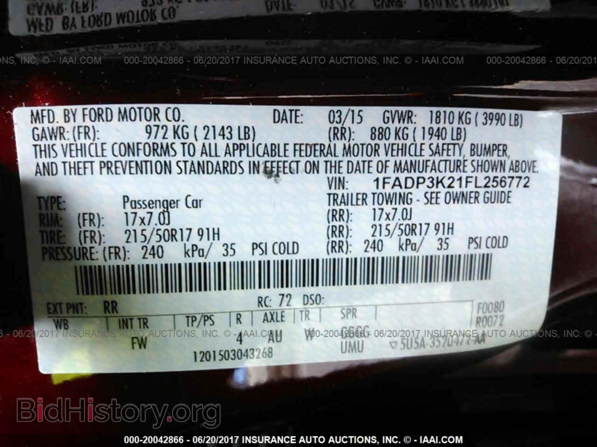 2015 Ford Focus - VIN: 1FADP3K21FL256772 - Фото 9