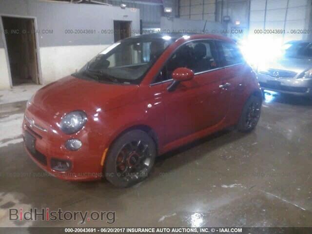 2013 Fiat 500 - VIN: 3C3CFFBR5DT748637 - Фото 2