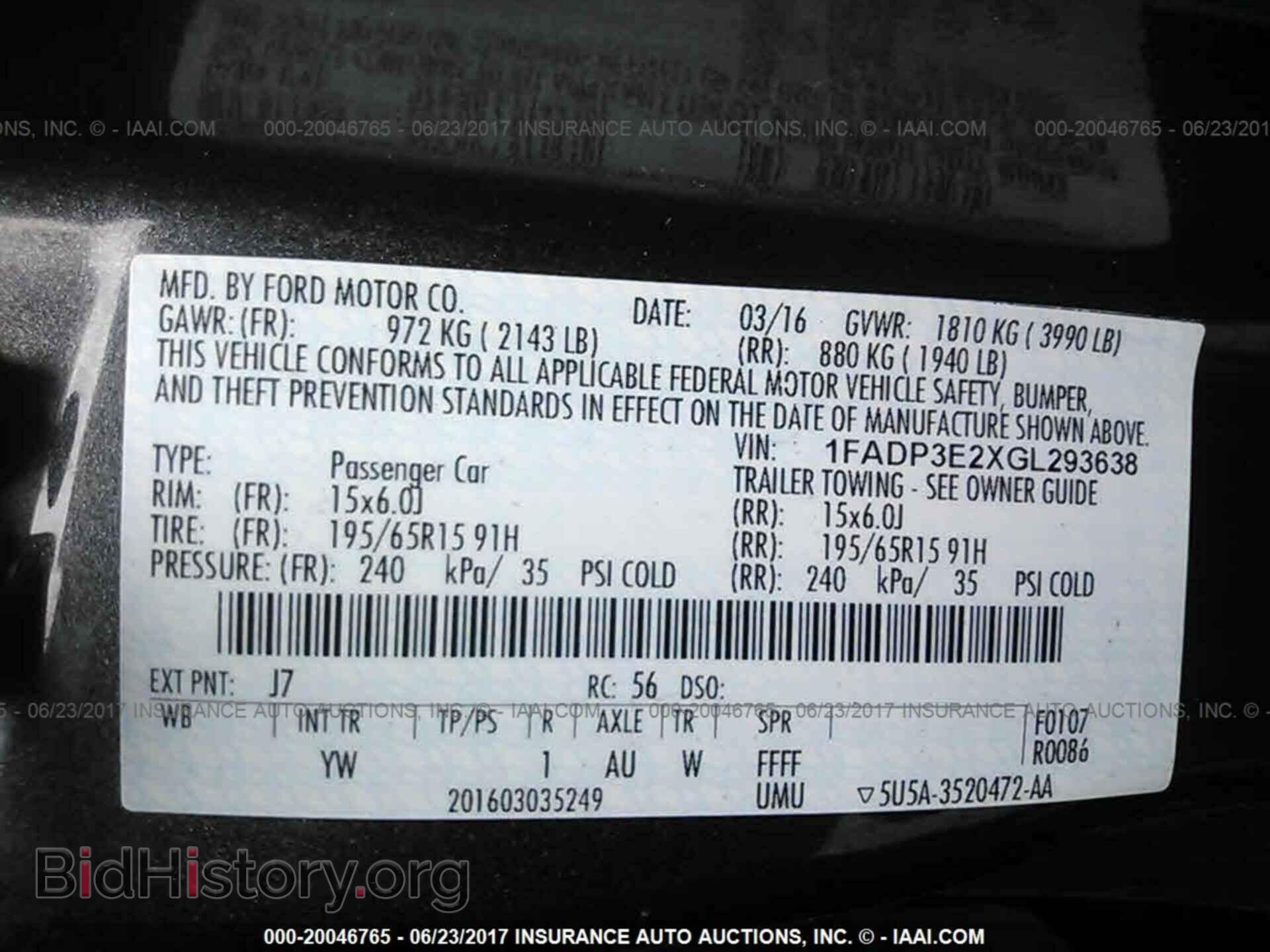 2016 Ford Focus - VIN: 1FADP3E2XGL293638 - Фото 9