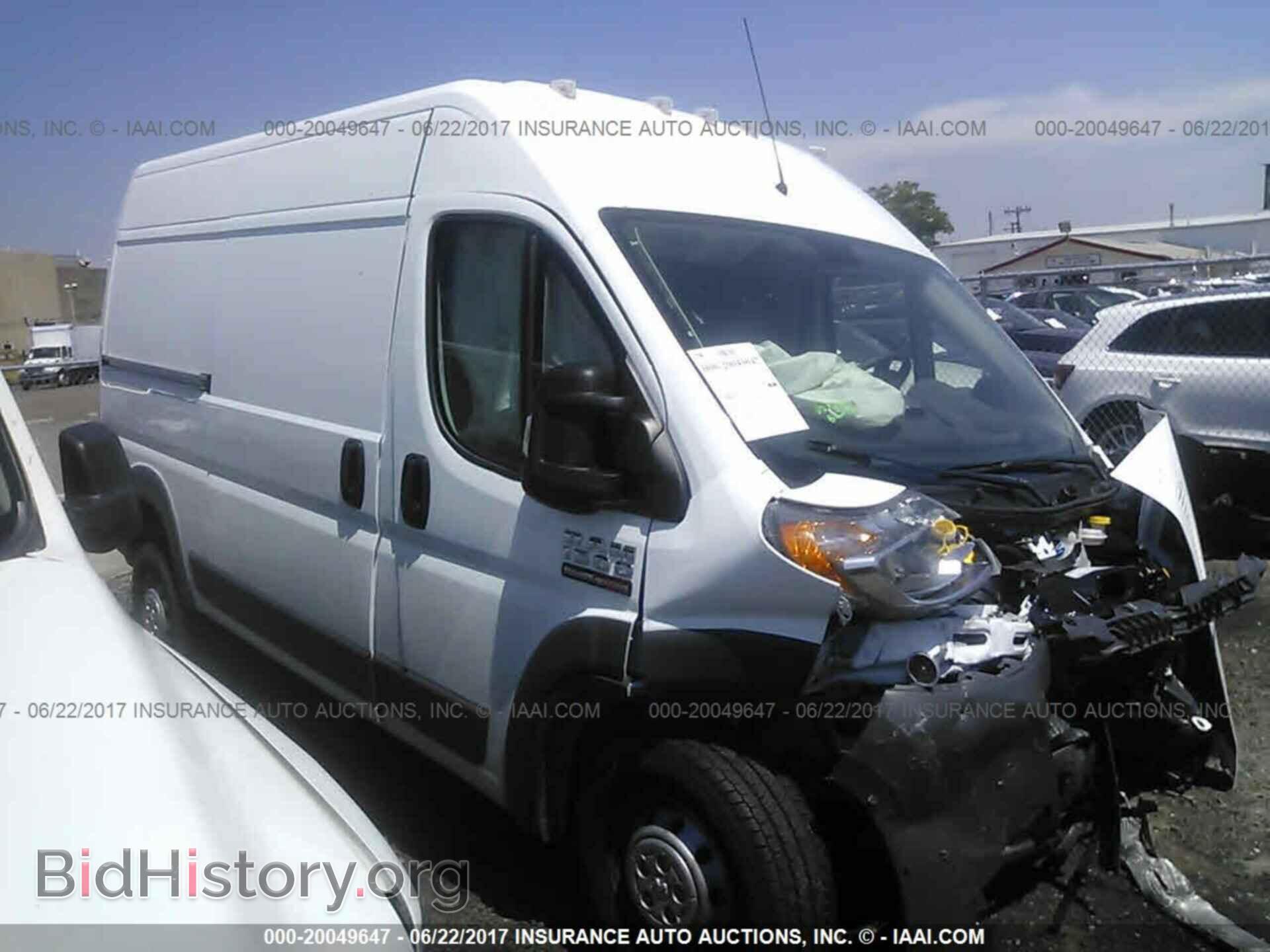 Фотография 3C6TRVBG9HE516197 - Ram Promaster 1500 2017