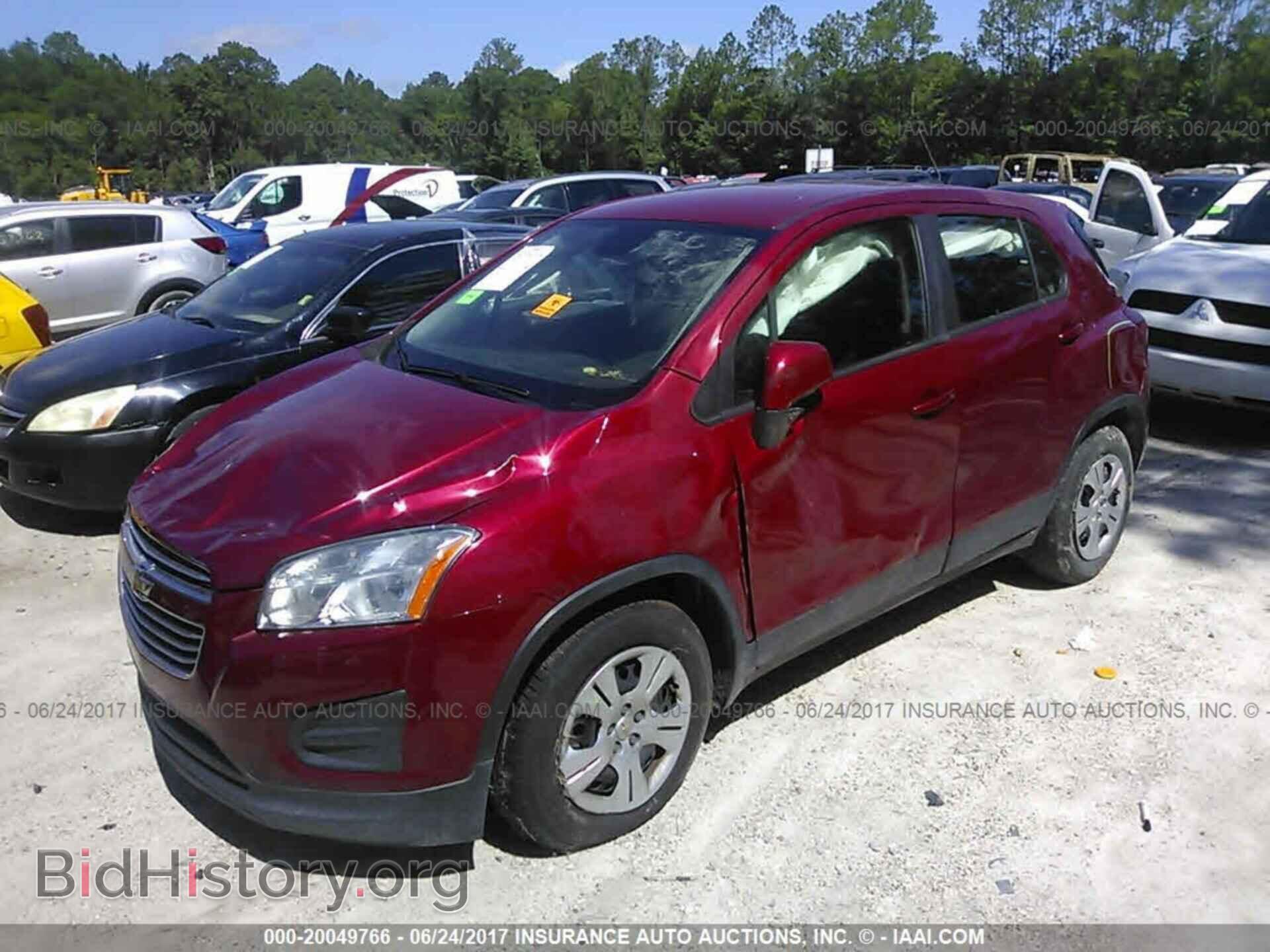 2015 Chevrolet Trax - VIN: KL7CJKSB5FB074657 - Фото 2