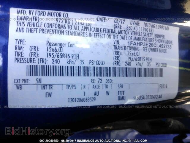 2012 Ford Focus - VIN: 1FAHP3E26CL452733 - Photo 9