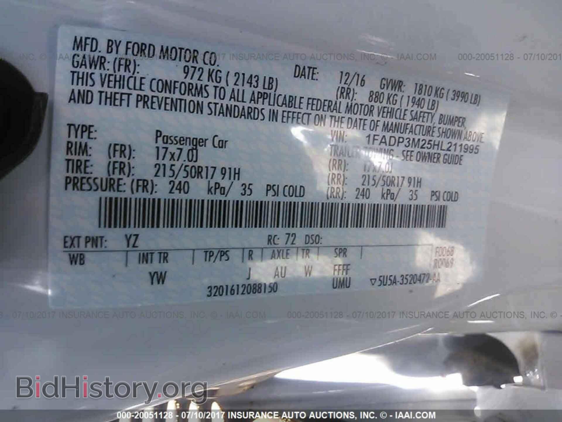 2017 Ford Focus - VIN: 1FADP3M25HL211995 - Photo 9