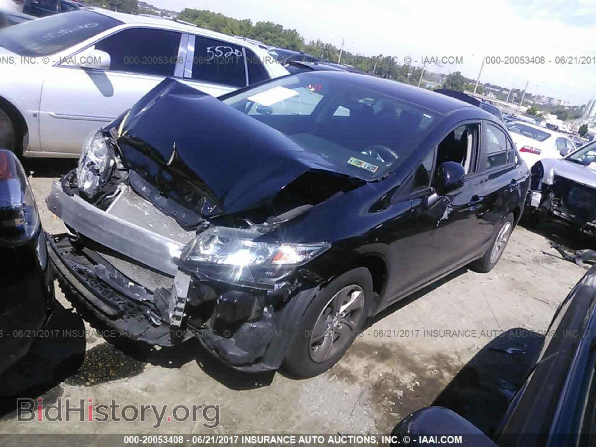2013 Honda Civic - VIN: 19XFB2F50DE255442 - Фото 2