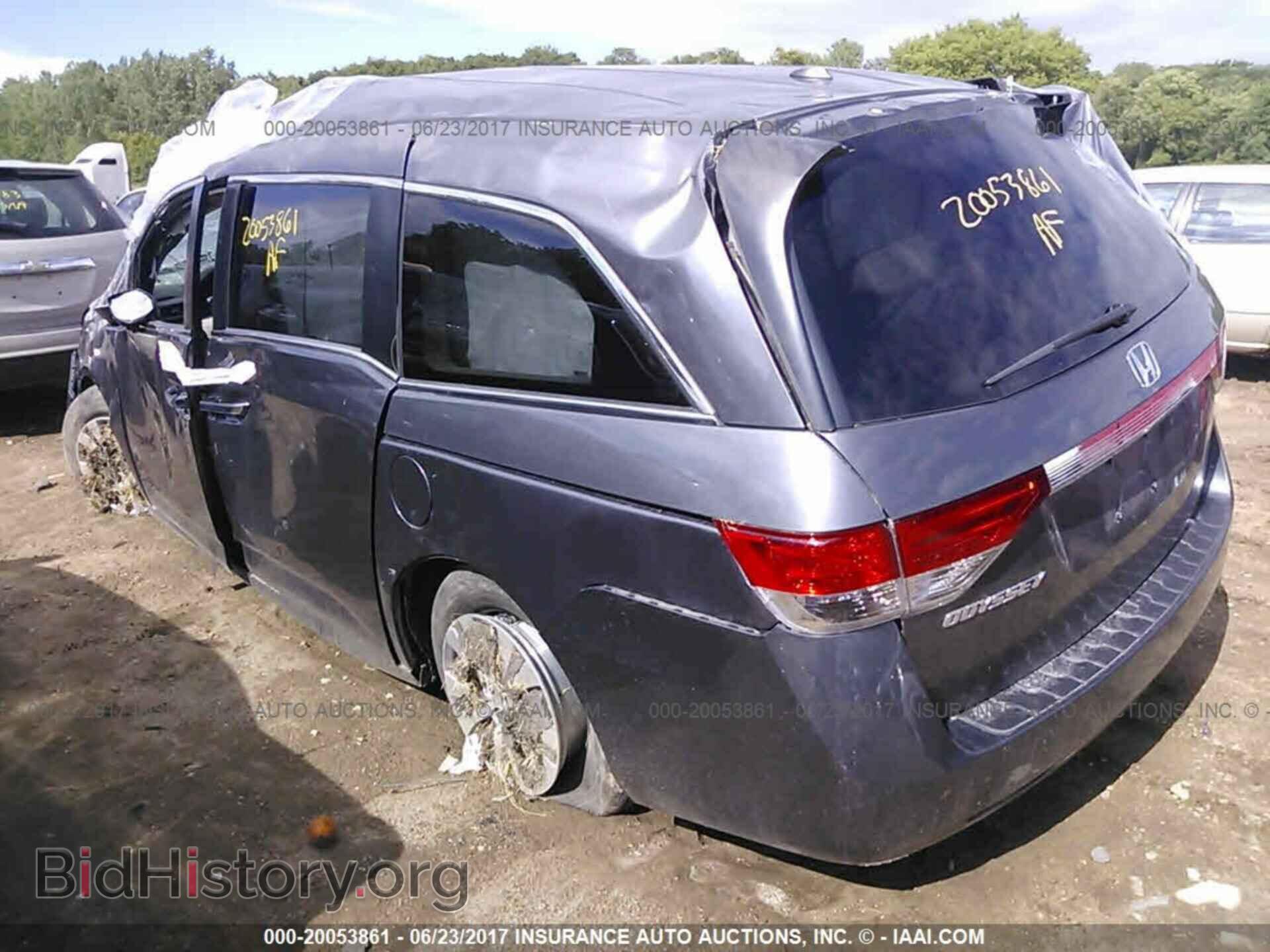 2014 Honda Odyssey - VIN: 5FNRL5H62EB128334 - Фото 3