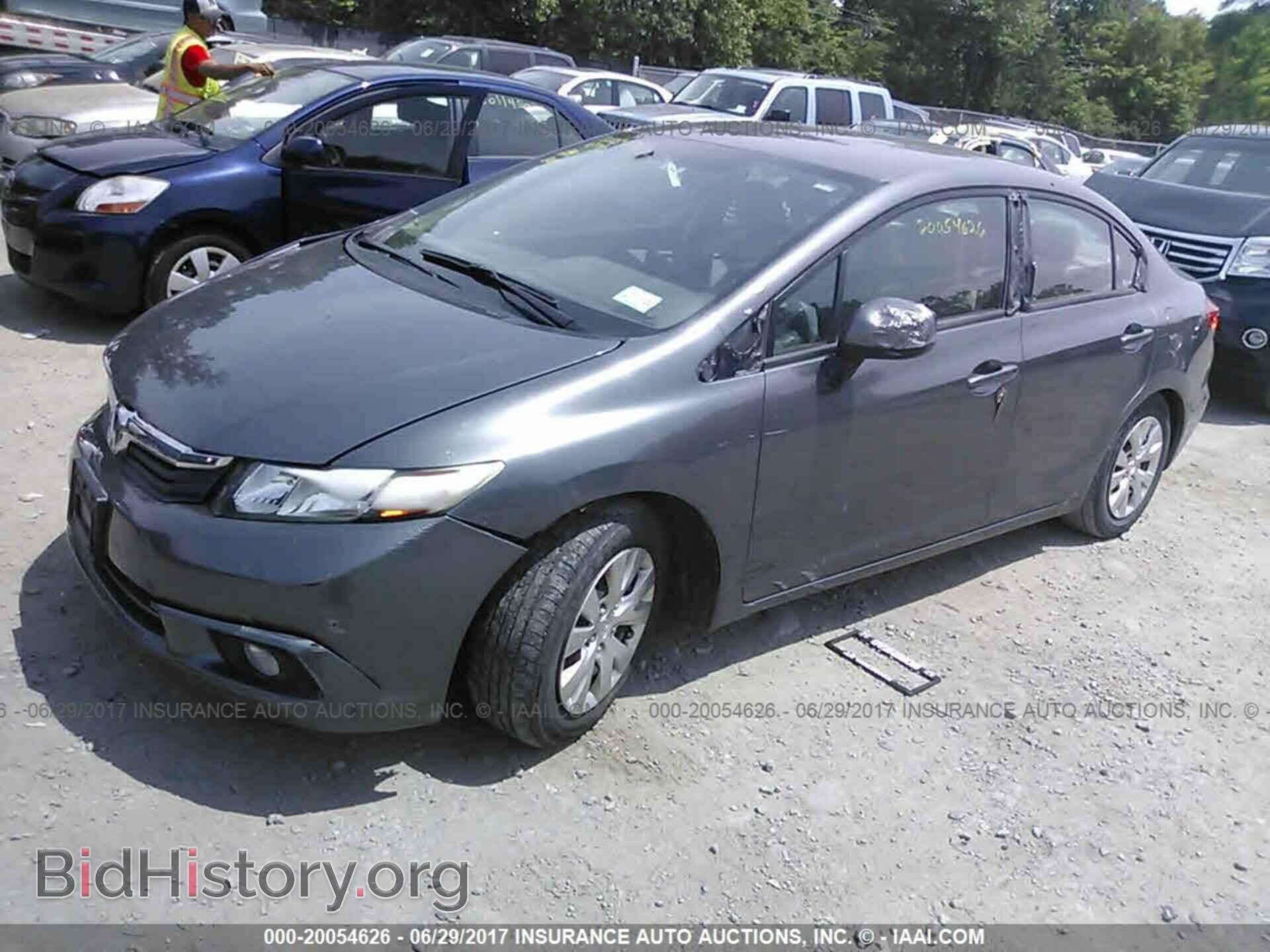 2012 Honda Civic - VIN: 19XFB2F50CE347326 - Фото 2
