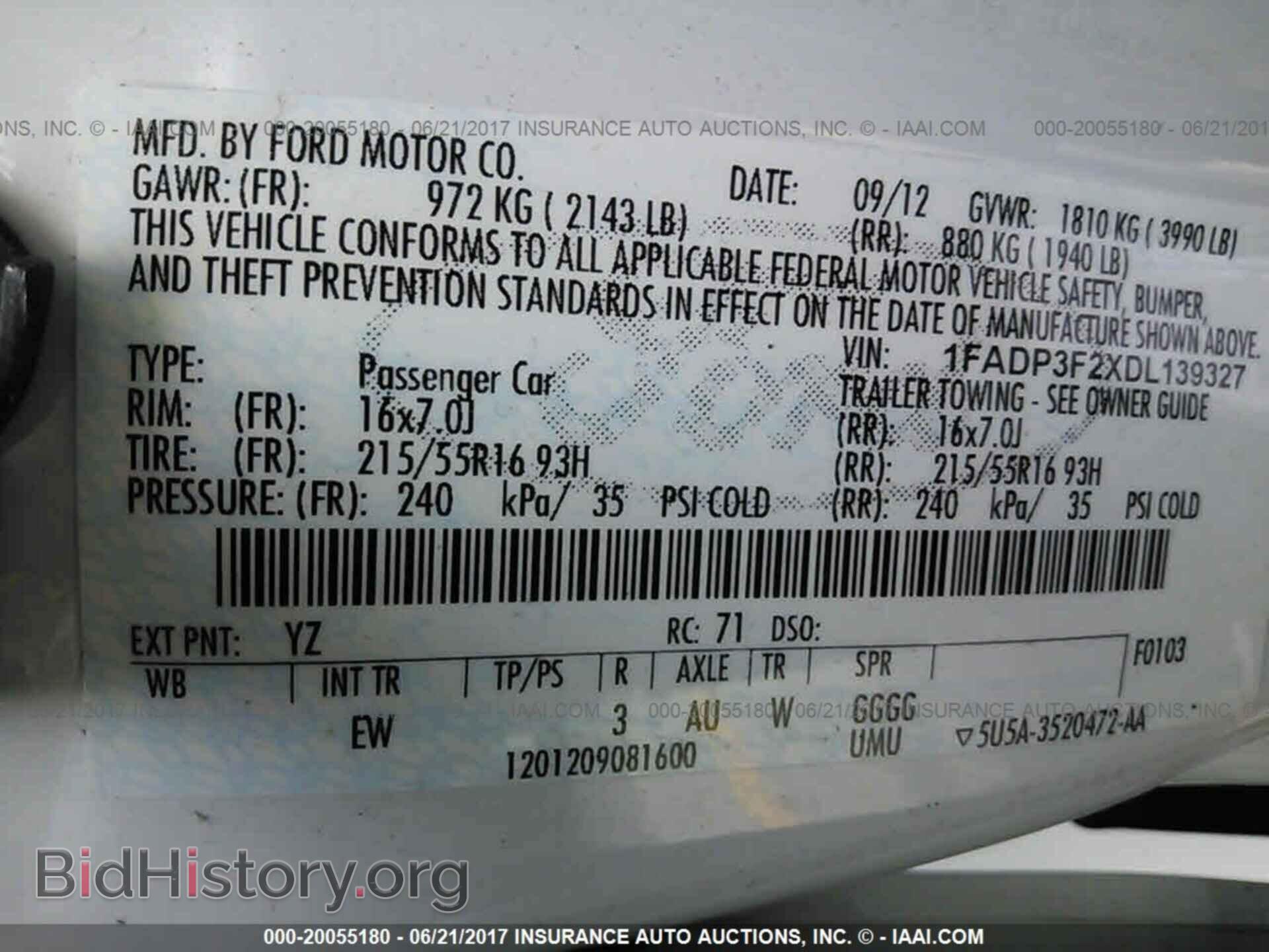 2013 Ford Focus - VIN: 1FADP3F2XDL139327 - Фото 9