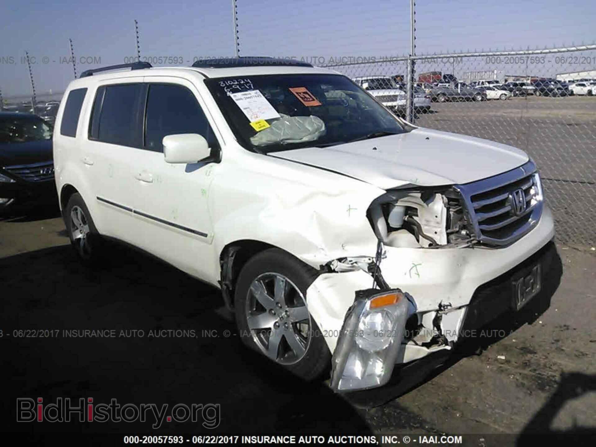 Фотография 5FNYF4H96CB062908 - Honda Pilot 2012