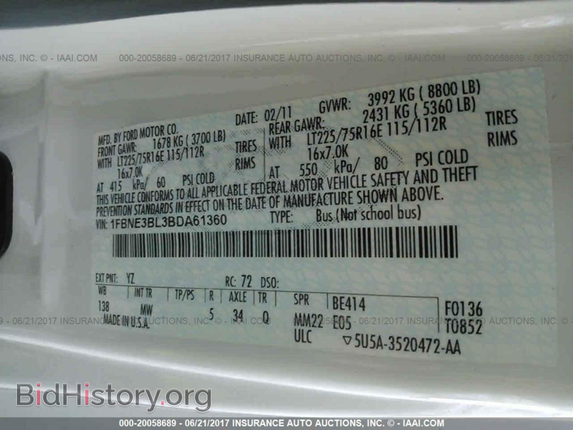 2011 Ford Econoline - VIN: 1FBNE3BL3BDA61360 - Photo 9