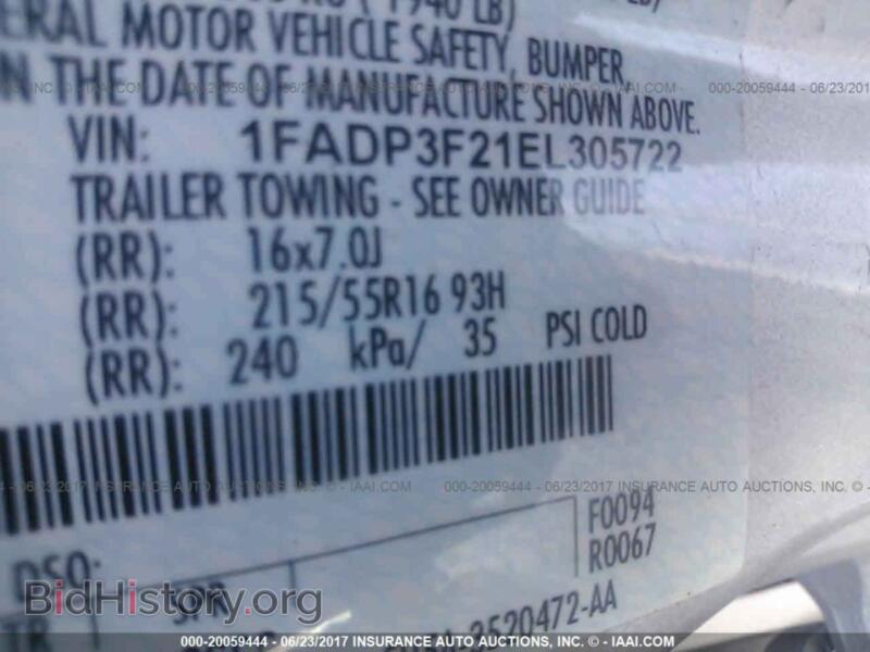 2014 Ford FOCUS (VIN 1FADP3F21EL305722) — photo 9 of 10