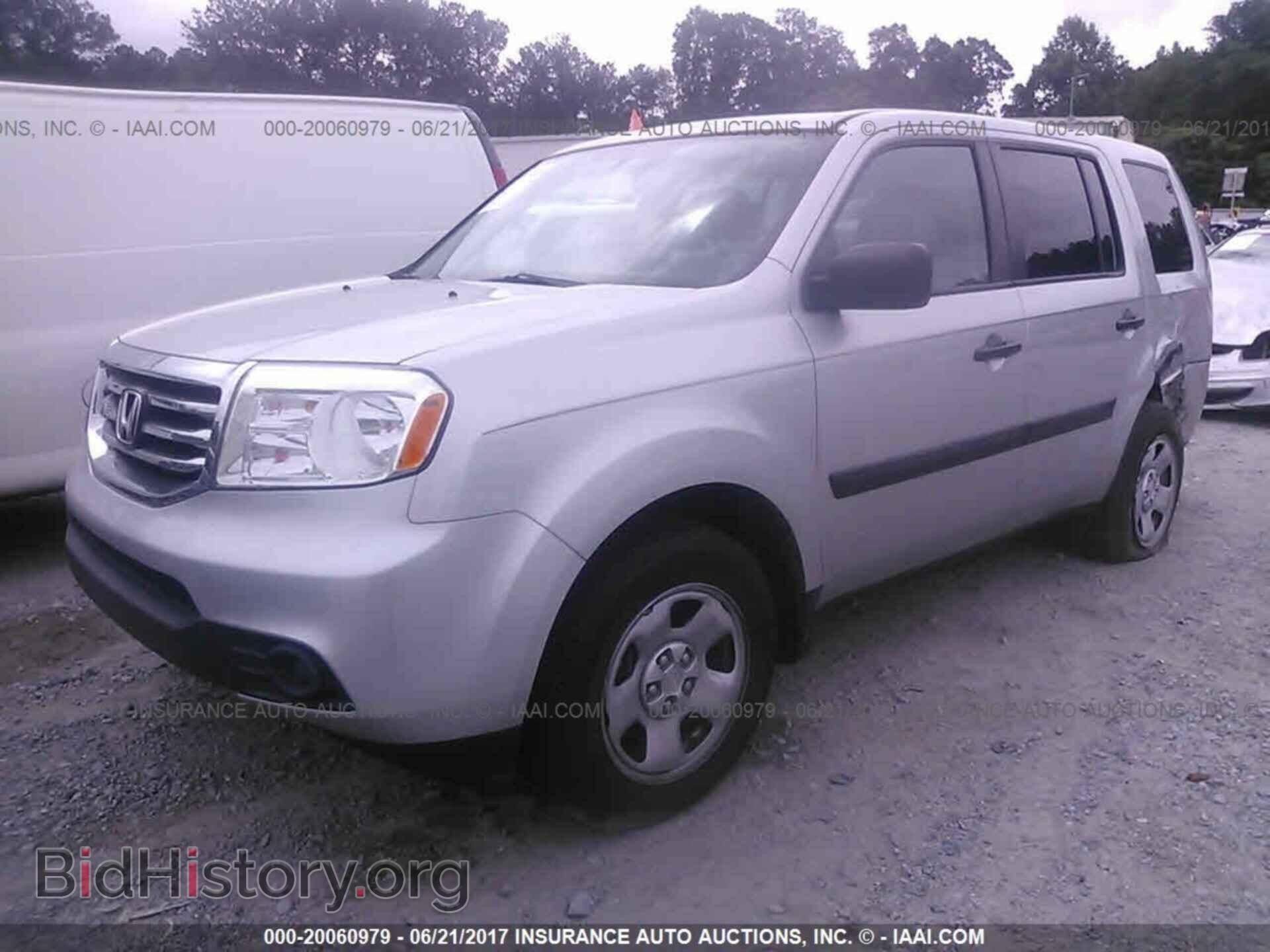2013 Honda Pilot - VIN: 5FNYF3H24DB042607 - Фото 2