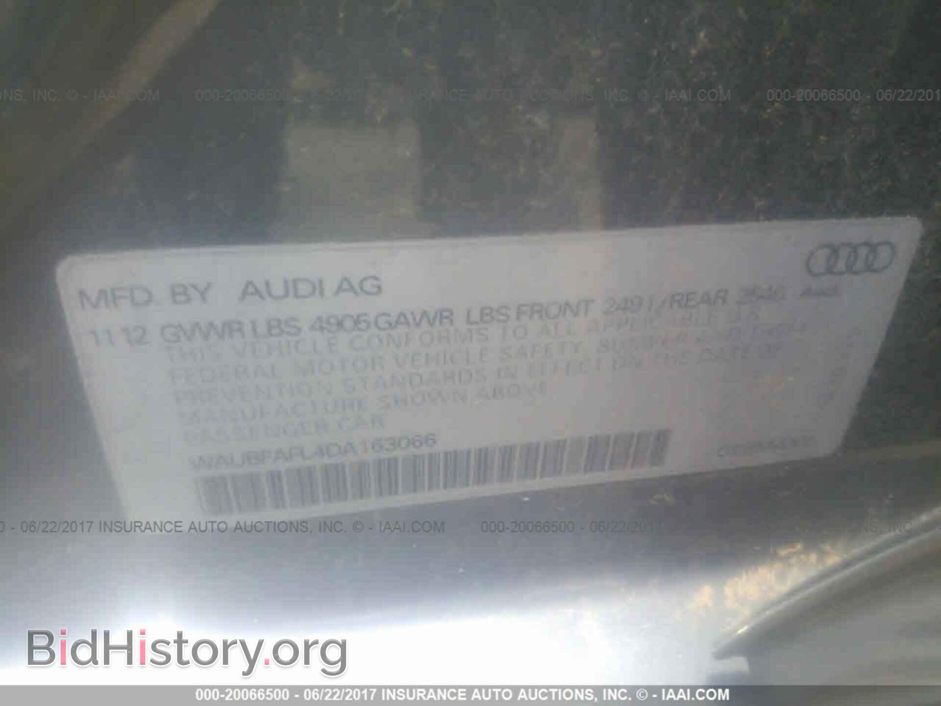 2013 Audi A4 - VIN: WAUBFAFL4DA163066 - Фото 9