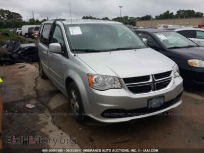 2011 Dodge GRAND CARAVAN, серебристый — VIN 2D4RN3DG0BR710173, IAAI