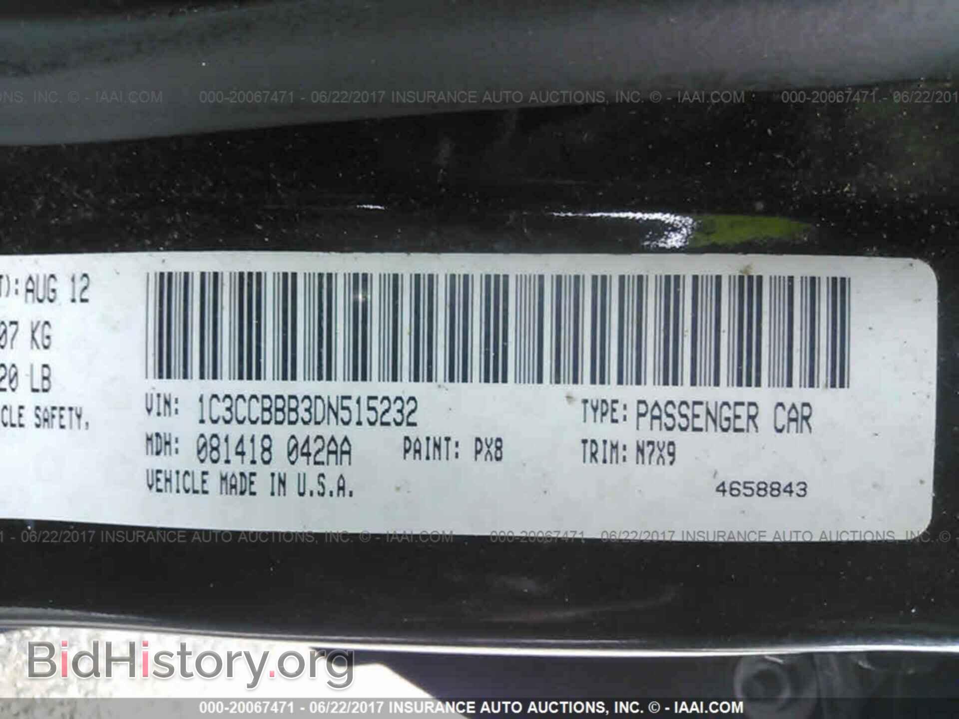 2013 Chrysler 200 - VIN: 1C3CCBBB3DN515232 - Photo 9