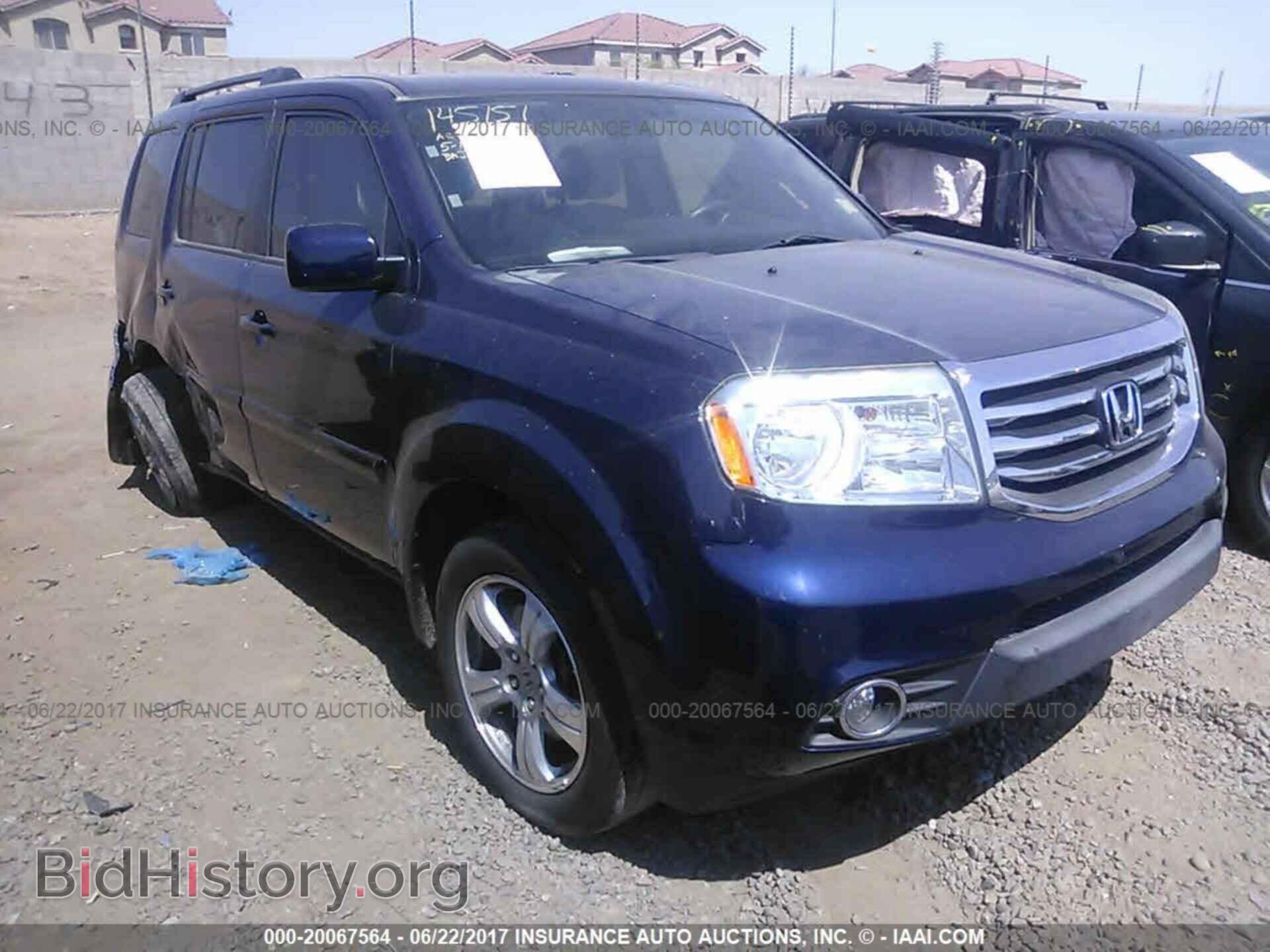 Photo 5FNYF3H46DB033683 - Honda Pilot 2013