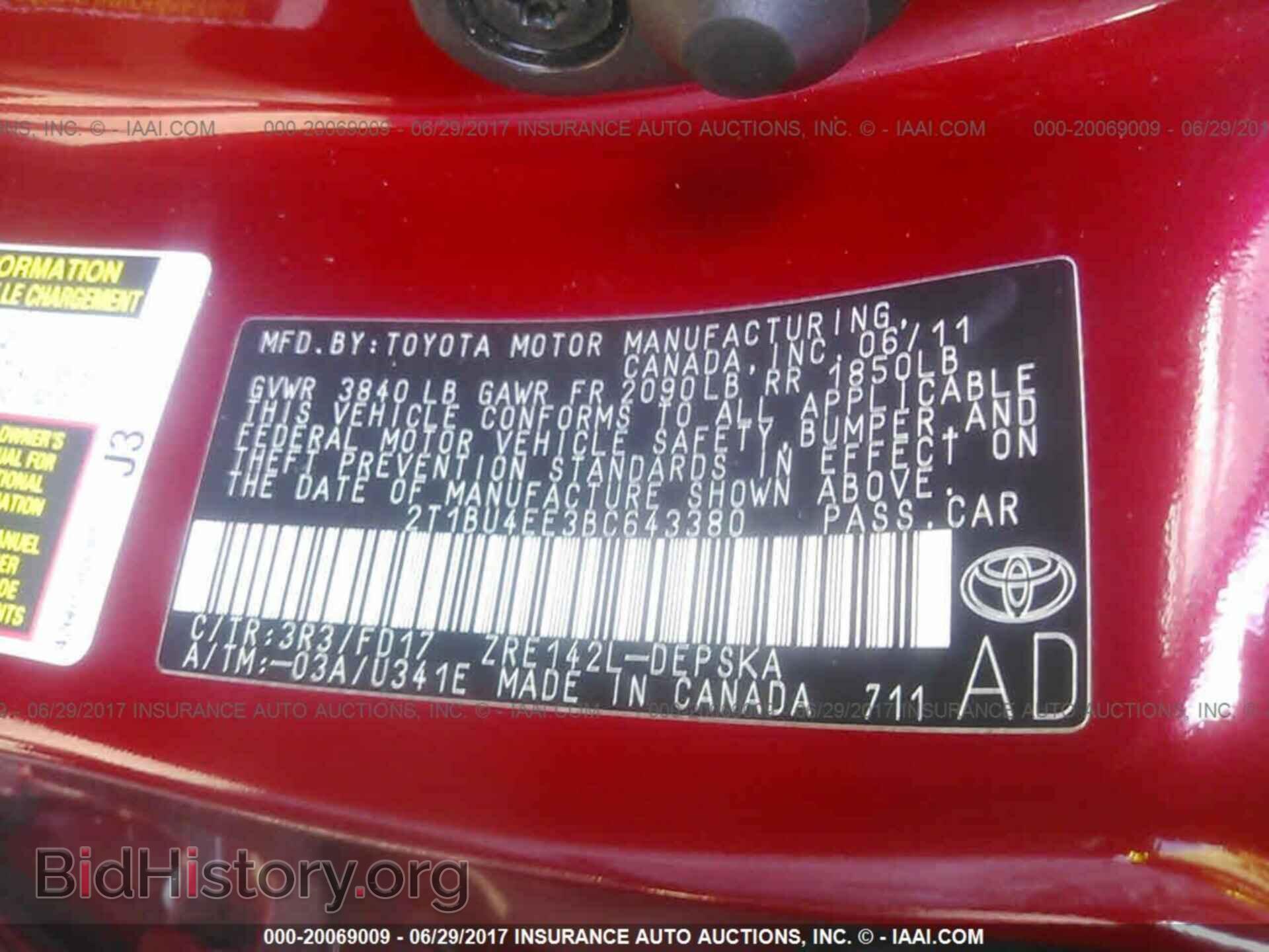 2011 Toyota Corolla - VIN: 2T1BU4EE3BC643380 - Photo 9