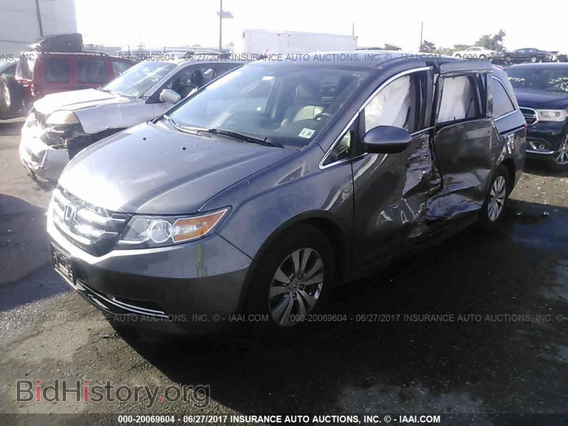 2015 Honda Odyssey - VIN: 5FNRL5H66FB048861 - Фото 2