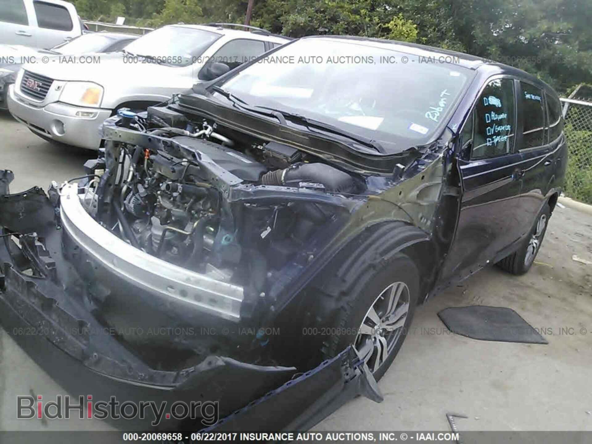 2016 Honda Pilot - VIN: 5FNYF5H53GB018826 - Photo 2