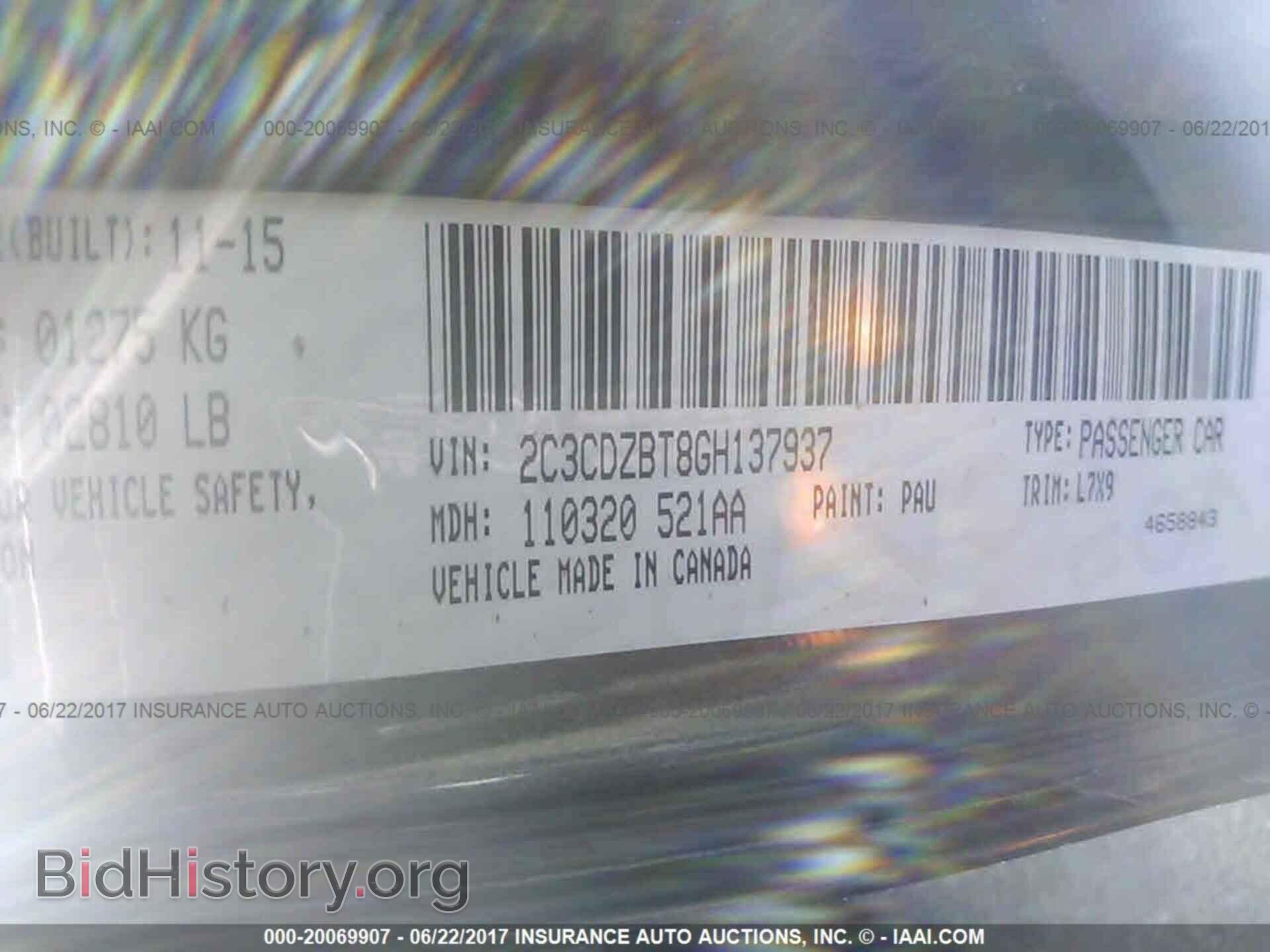 2016 Dodge Challenger - VIN: 2C3CDZBT8GH137937 - Photo 9