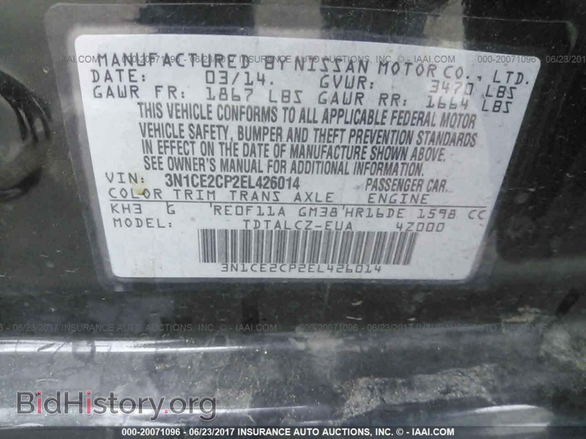 2014 Nissan Versa note - VIN: 3N1CE2CP2EL426014 - Photo 9