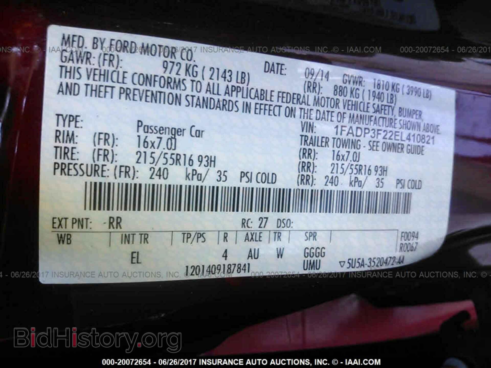 2014 Ford Focus - VIN: 1FADP3F22EL410821 - Photo 9