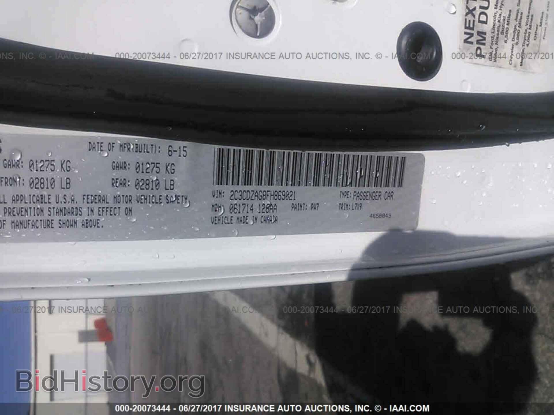 2015 Dodge Challenger - VIN: 2C3CDZAG8FH869021 - Photo 9