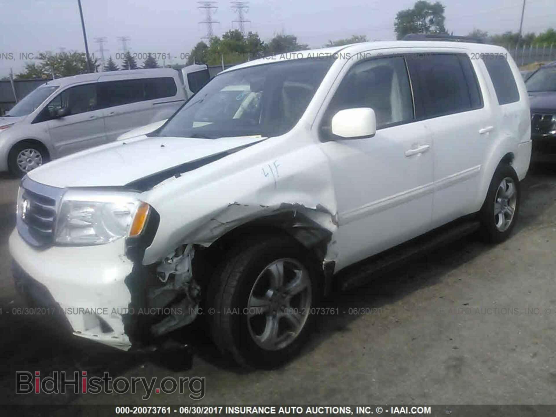 2013 Honda Pilot - VIN: 5FNYF4H58DB004507 - Фото 2