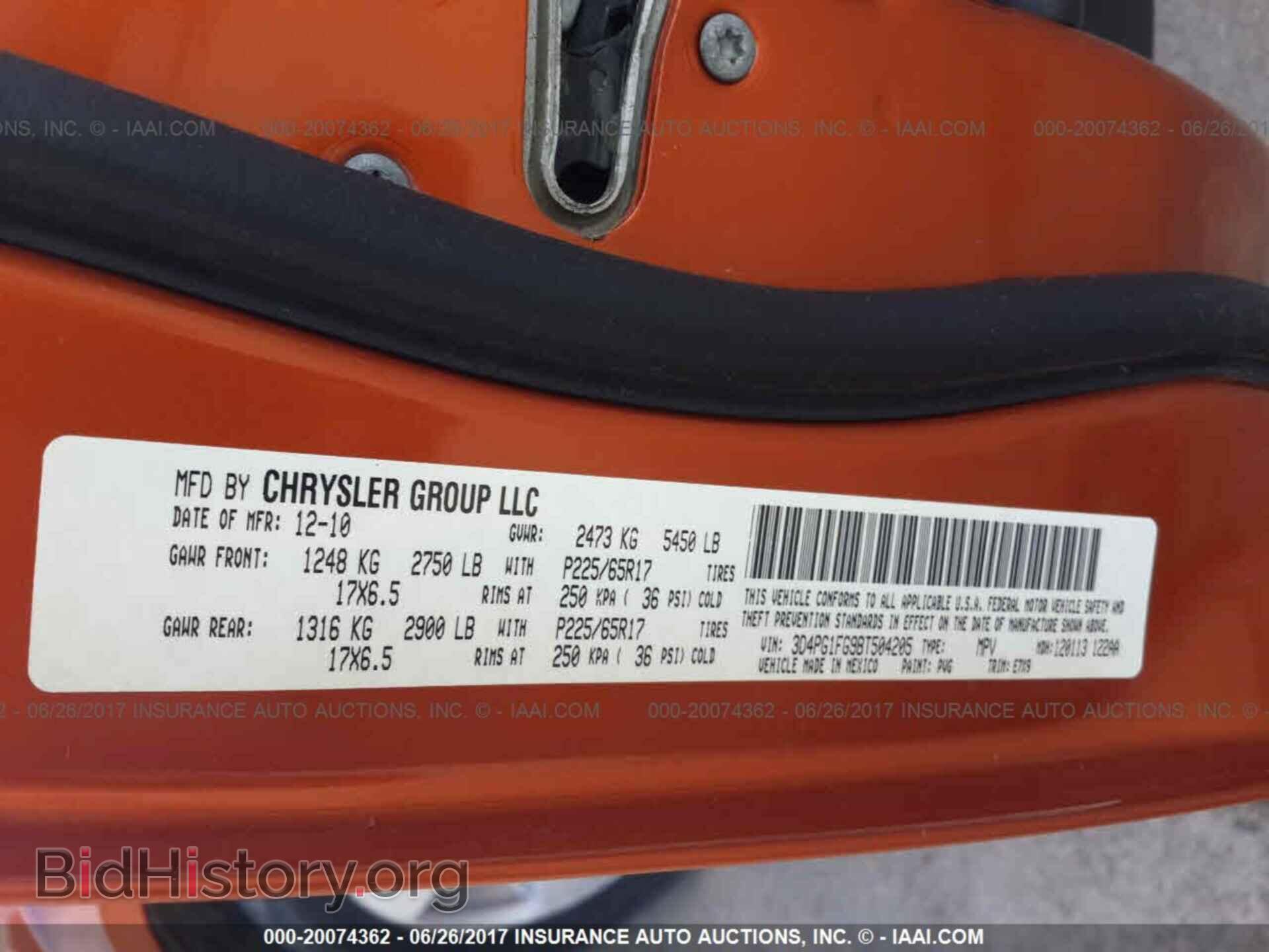 2011 Dodge Journey - VIN: 3D4PG1FG9BT504205 - Photo 9