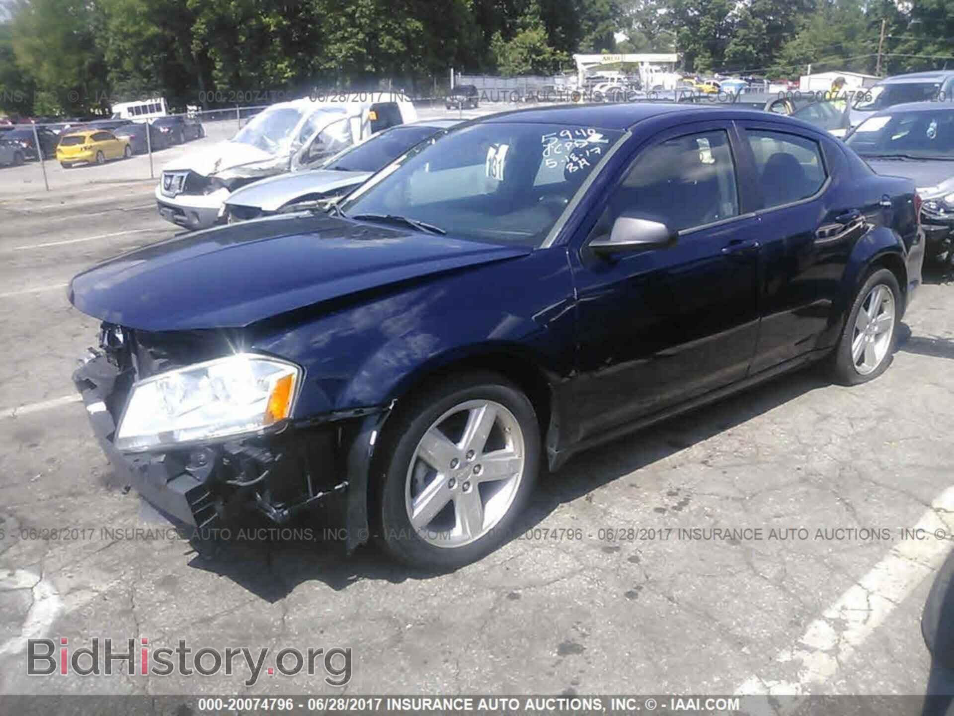 2013 Dodge Avenger - VIN: 1C3CDZAB0DN625940 - Фото 2