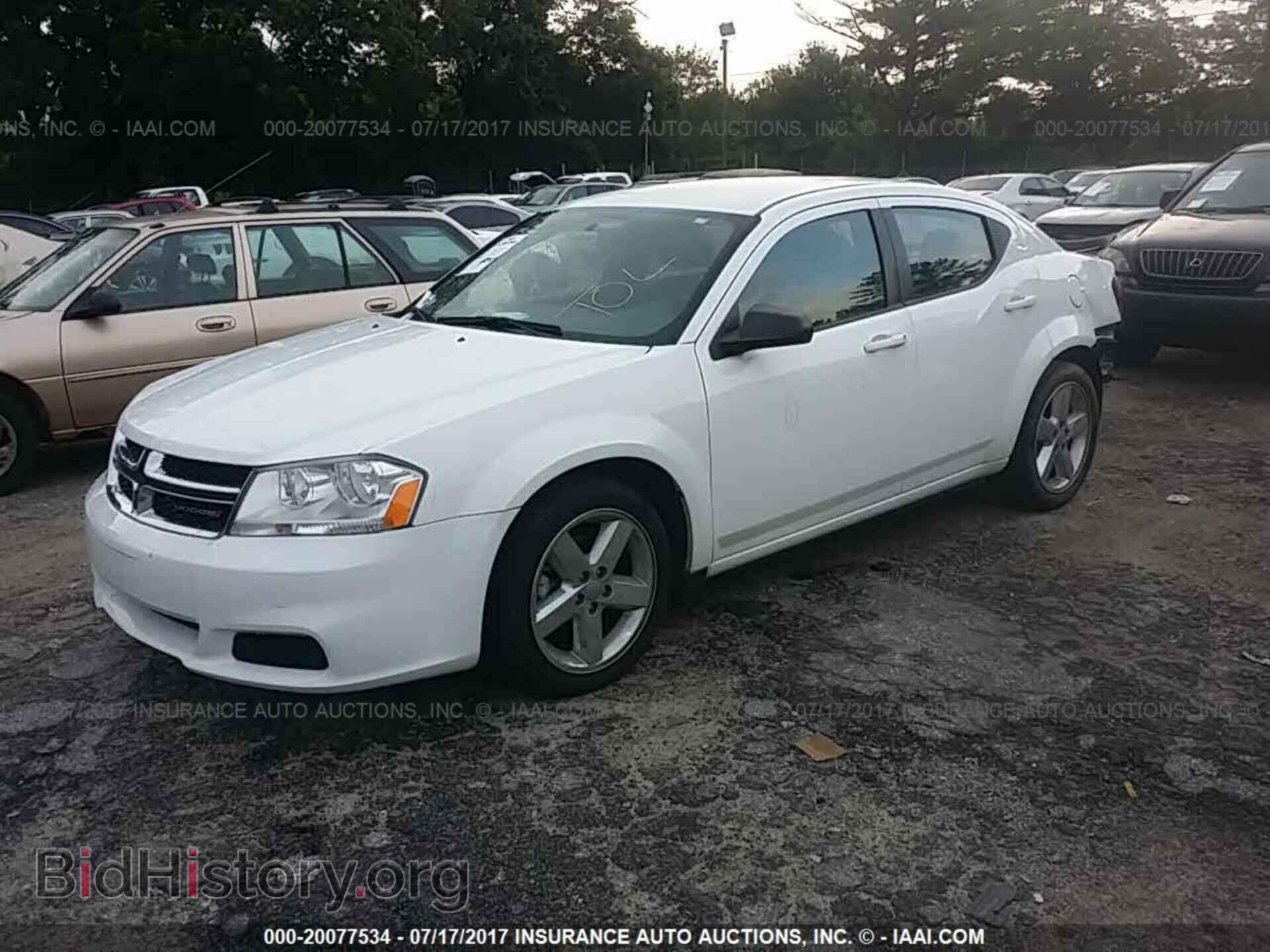 2013 Dodge Avenger - VIN: 1C3CDZAB2DN519182 - Фото 2