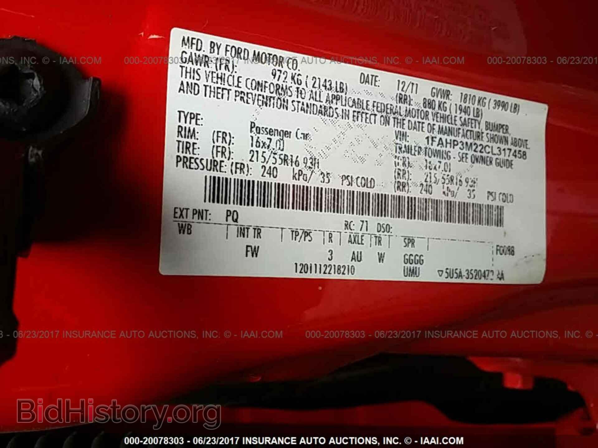 2012 Ford Focus - VIN: 1FAHP3M22CL317458 - Photo 9