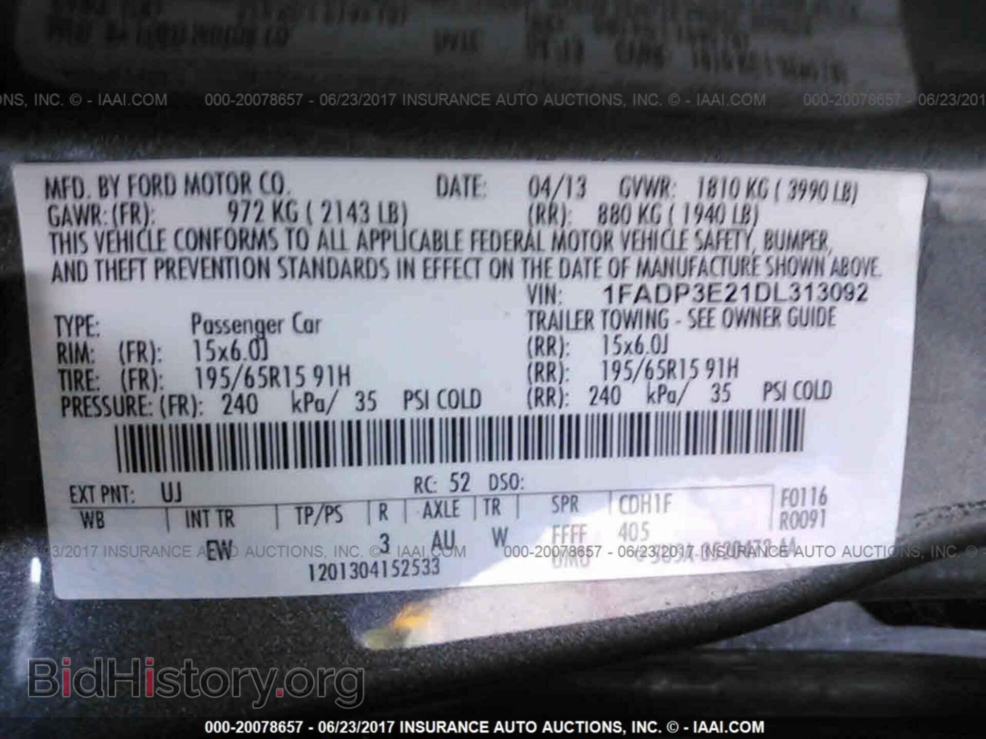 2013 Ford Focus - VIN: 1FADP3E21DL313092 - Photo 9