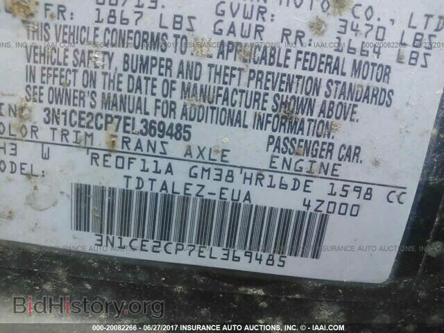 2014 Nissan Versa note - VIN: 3N1CE2CP7EL369485 - Photo 9