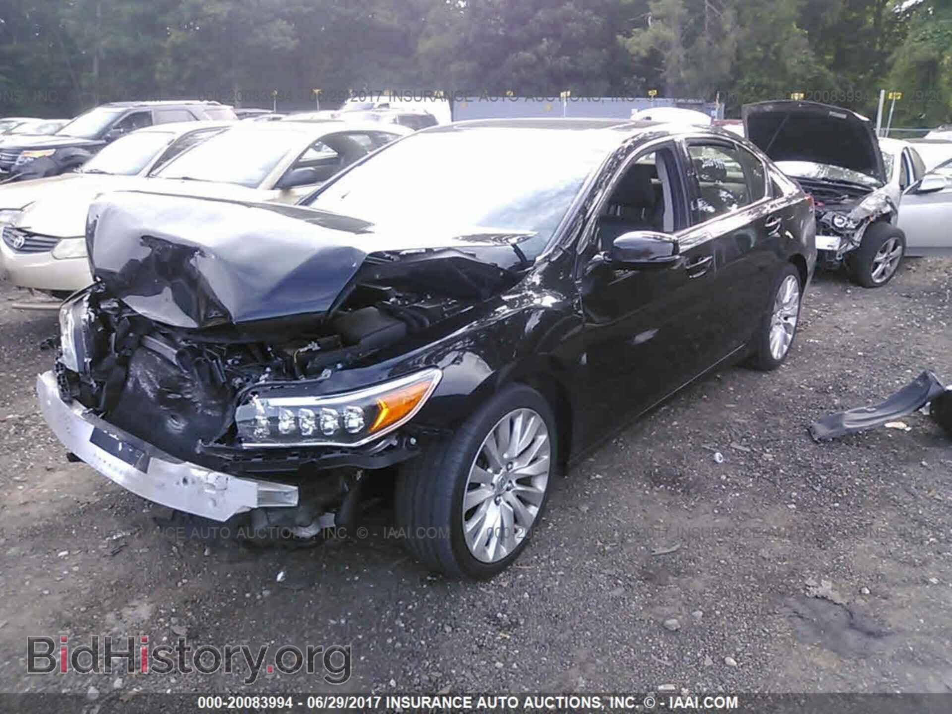 2015 Acura Rlx - VIN: JH4KC1F58FC001184 - Фото 2