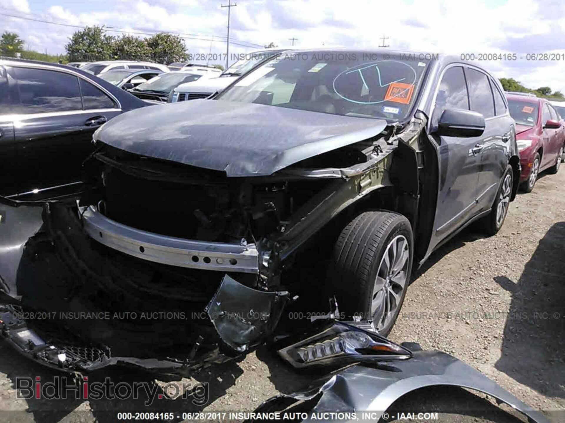 2014 Acura Mdx - VIN: 5FRYD3H48EB015742 - Фото 2