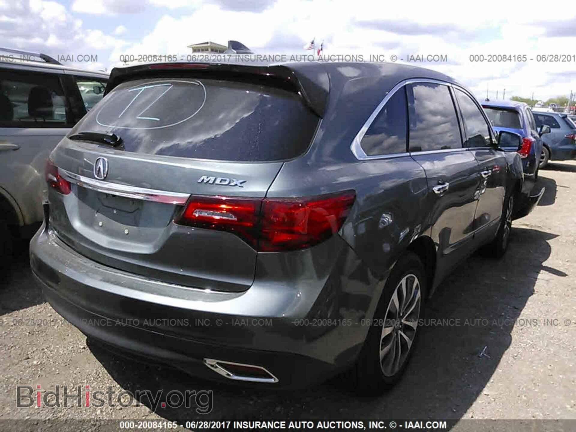 2014 Acura Mdx - VIN: 5FRYD3H48EB015742 - Фото 4