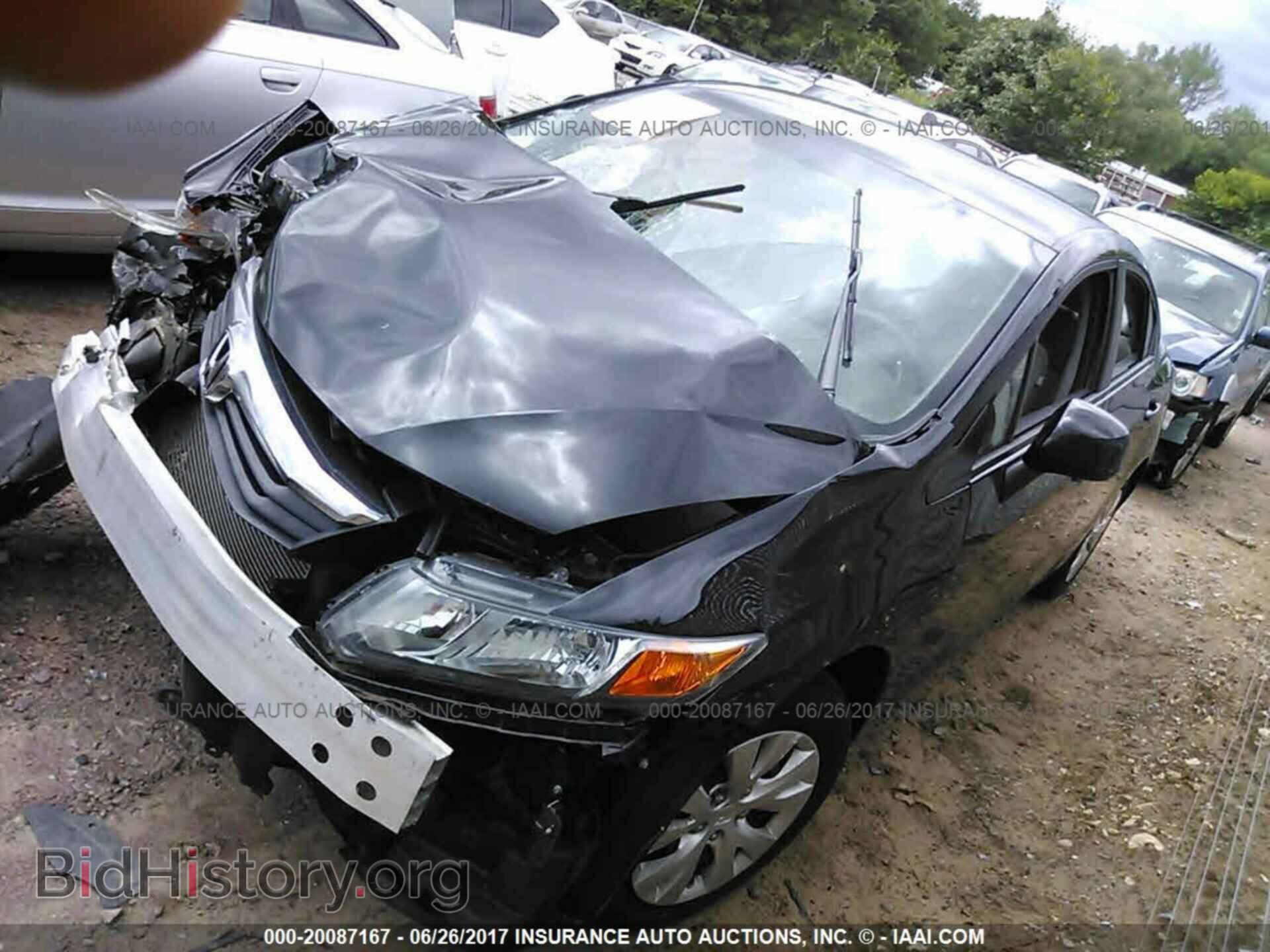 2012 Honda Civic - VIN: 19XFB2F54CE105381 - Фото 2