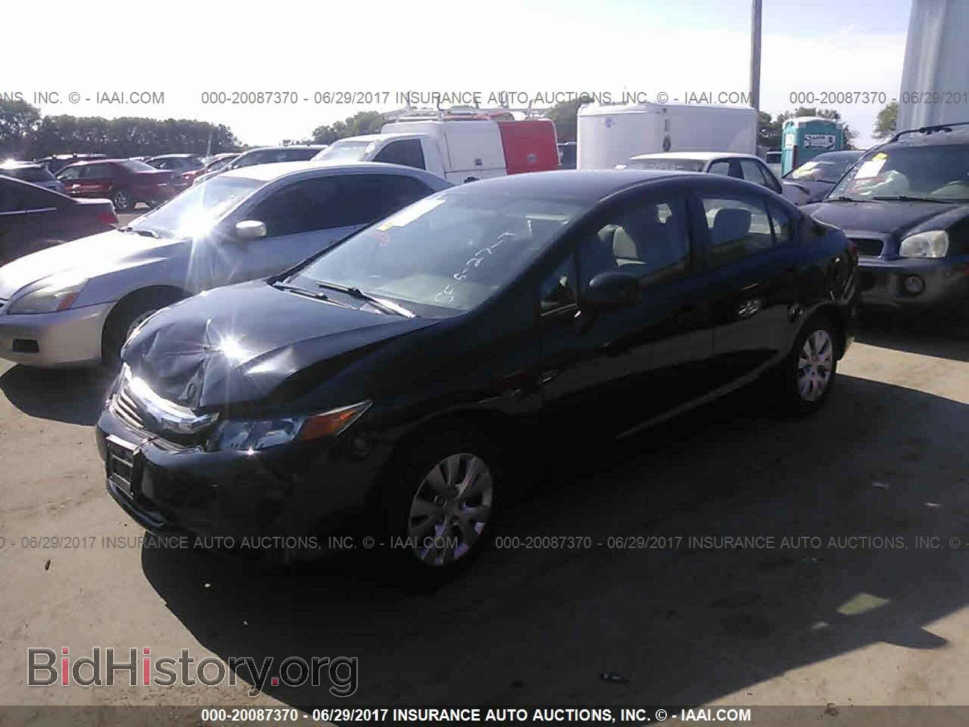2012 Honda Civic - VIN: 2HGFB2F55CH313467 - Фото 2