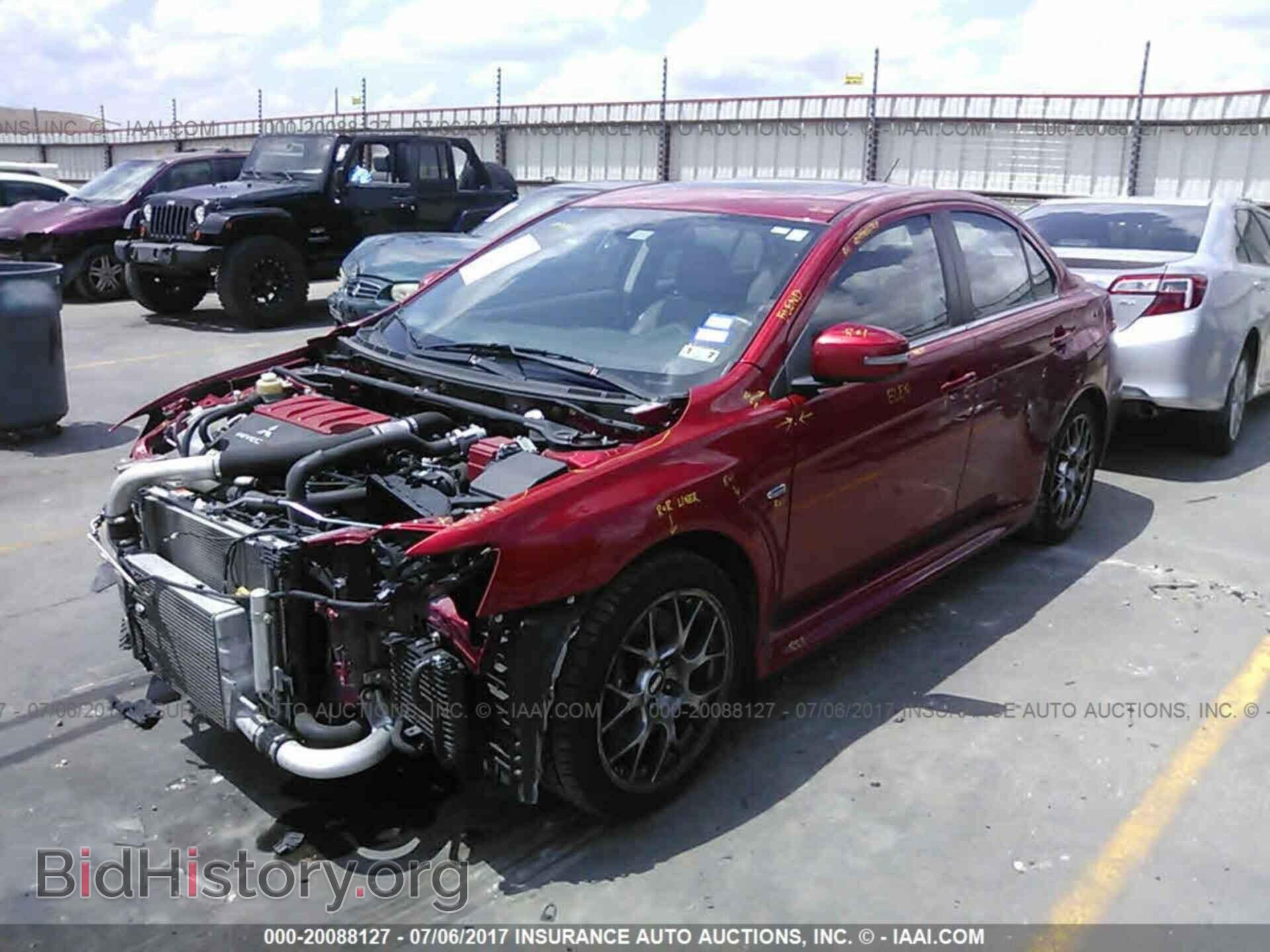 2015 Mitsubishi Lancer - VIN: JA32W5FV1FU010544 - Фото 2