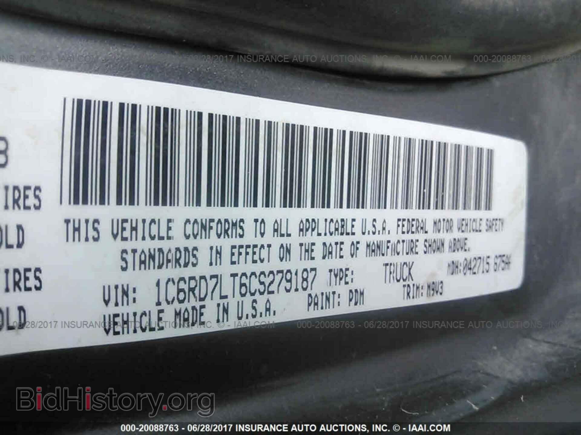 2012 Dodge Ram 1500 - VIN: 1C6RD7LT6CS279187 - Photo 9