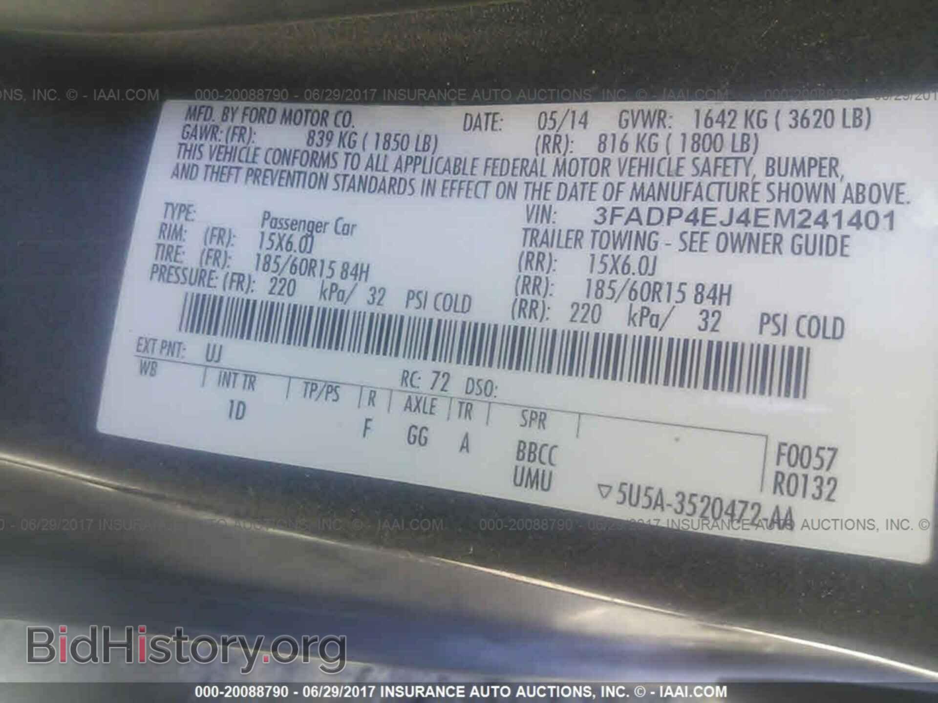 2014 Ford Fiesta - VIN: 3FADP4EJ4EM241401 - Photo 9