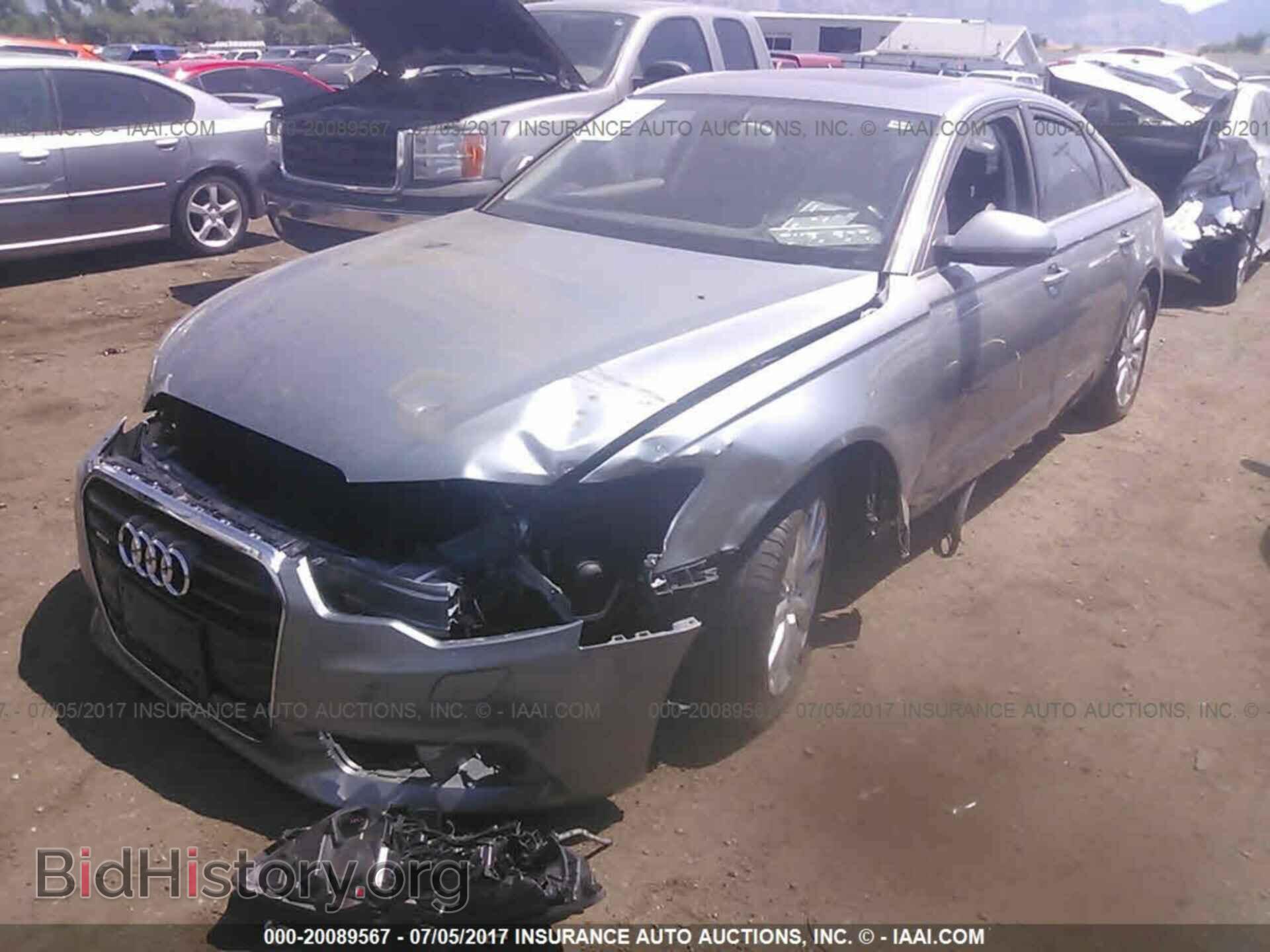 2013 Audi A6 - VIN: WAUGFAFC0DN093273 - Фото 2