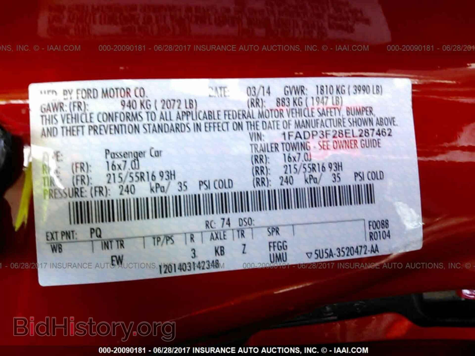 2014 Ford Focus - VIN: 1FADP3F28EL287462 - Фото 9