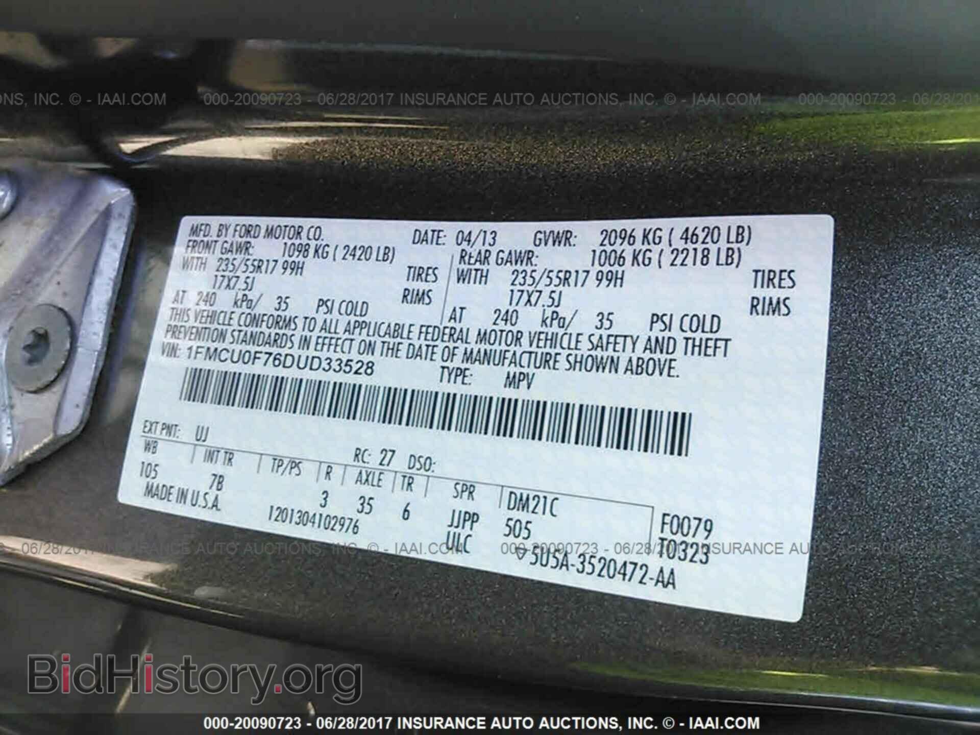2013 Ford Escape - VIN: 1FMCU0F76DUD33528 - Photo 9
